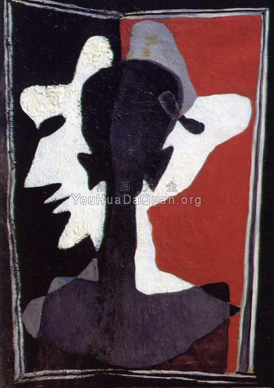 自己画像一分为三 - 萨尔瓦多·达利